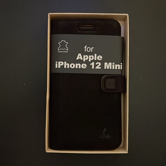 Genuine leather wallet case for iPhone 12 mini - Brand New - Picture 2 of 9